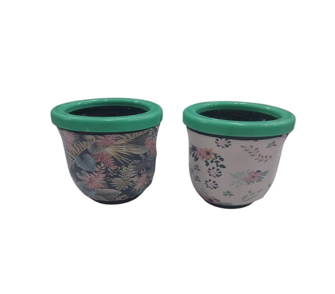 MATE VIDRIO FORRADO CON VIROLA PLASTICO