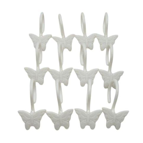 GANCHOS X12 UNIDADES PARA CORTINA BAÑO