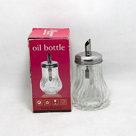 AZUCARERA VIDRIO CON PICO DOSIFICADOR EN CAJA 14CM
