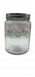 FRASCO VIDRIO GRABADO  MEDIANO 3.6LTS
